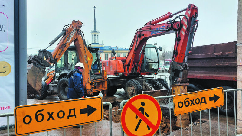 В Сыктывкаре идет ремонт сетей водоснабжения и водоотведения